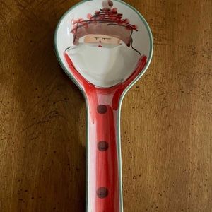 Vietri Old St Nick Spoon Rest